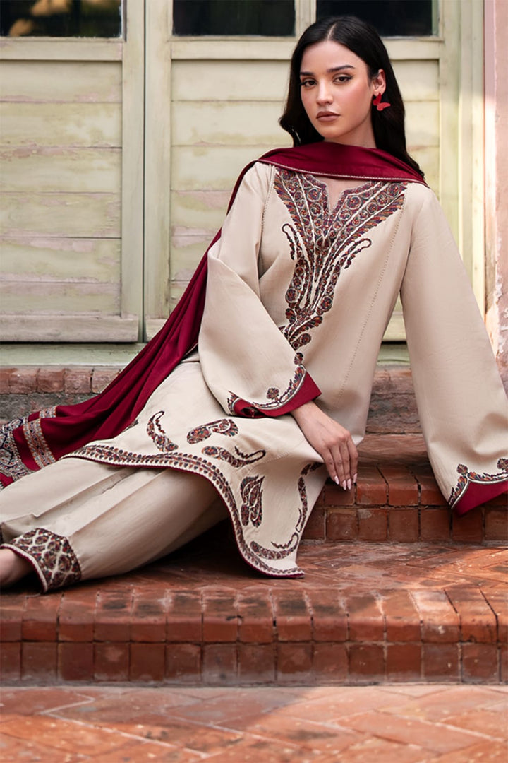 DHANAK EMB 3PC SUIT BH -0070
