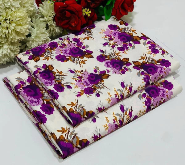 2025-FLORAL PRINTS 2PC SUMMER WEAR