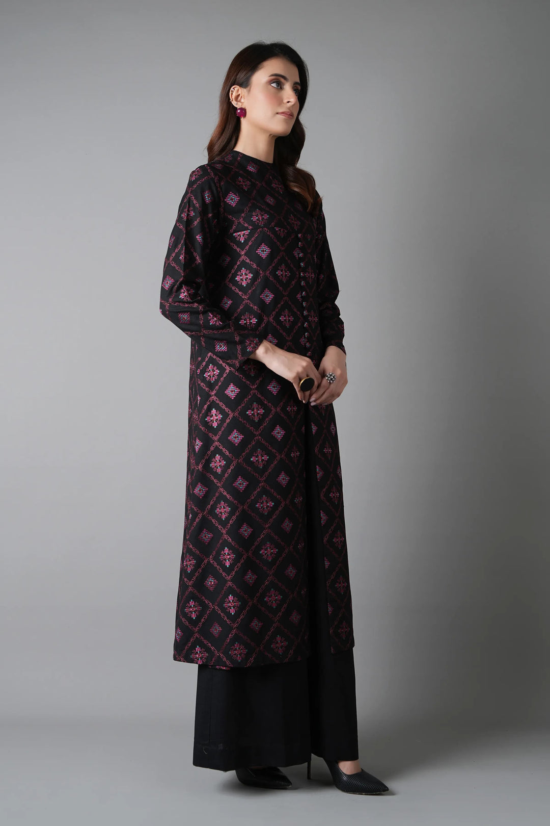 3PC EMBROIDERED LAWN WITH CHIFFON EMB DUPATTA -