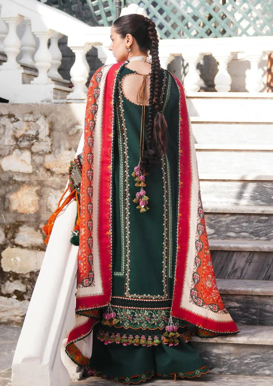 PREMIUM EMBROIDERED 3PC COTTON SUIT - 452 - View 2