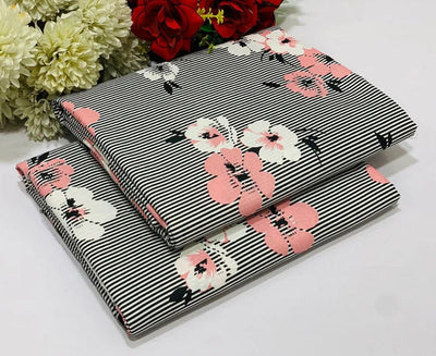 2025-FLORAL PRINTS 2PC SUMMER WEAR