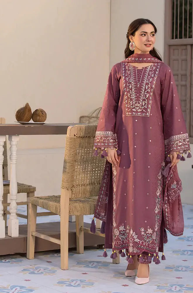 OPULENT LAWN EMBROIDERED 3PC SUIT - 448