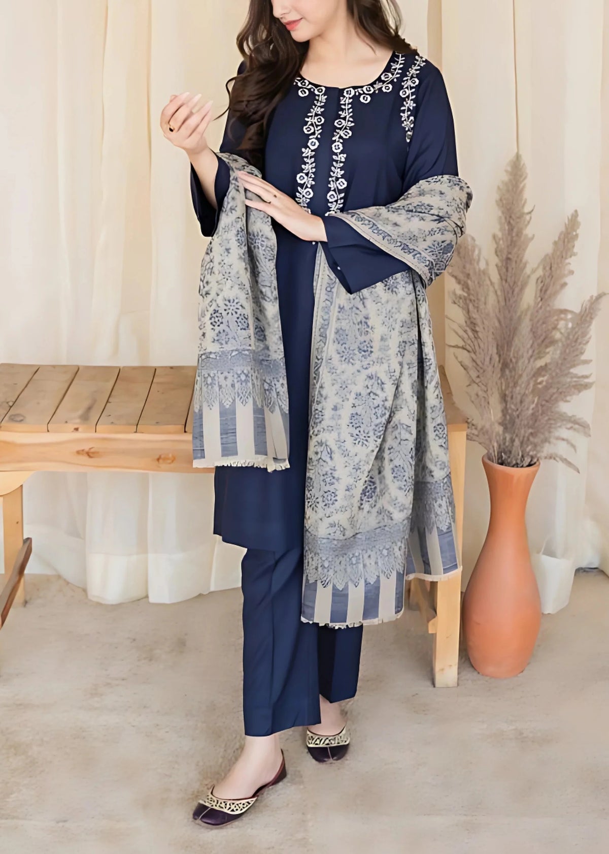 ASLINE HEAVY 3PC EMBOIDERY