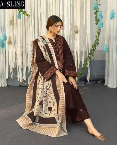 ASLINE HEAVY 3PC EMBOIDERY