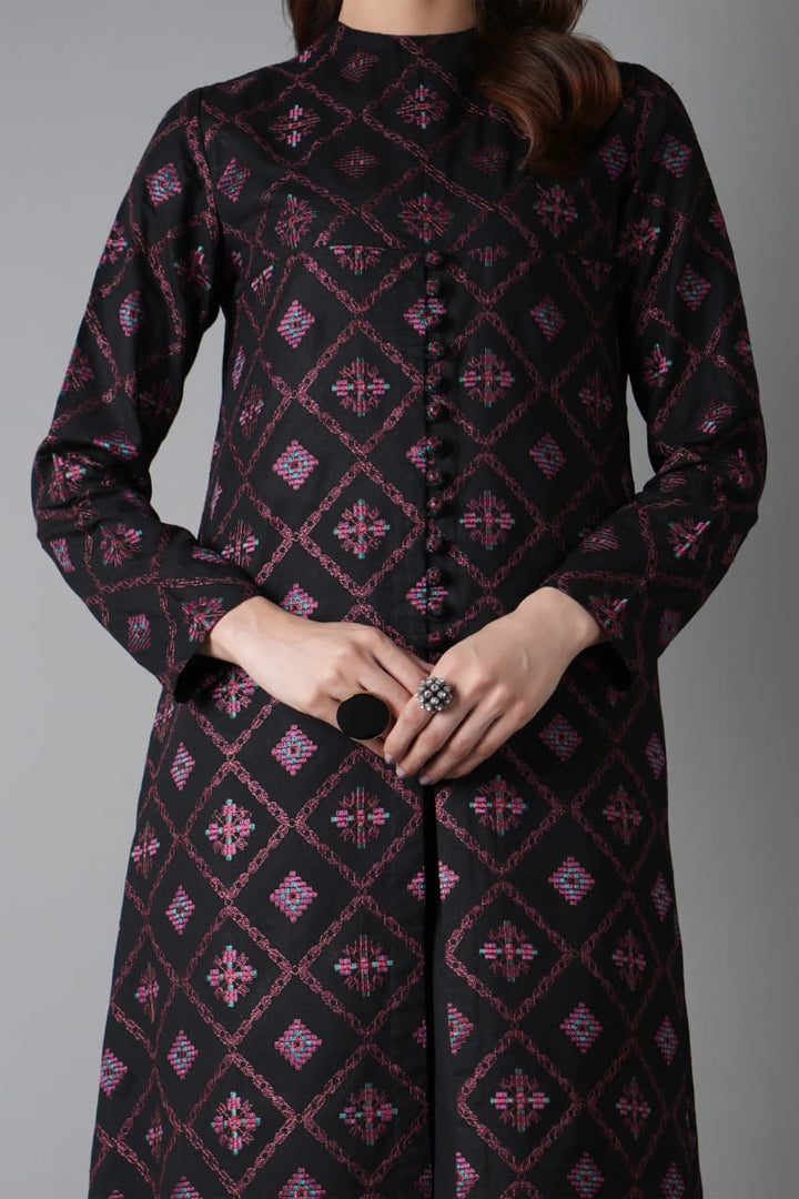 3PC EMBROIDERED LAWN WITH CHIFFON EMB DUPATTA -