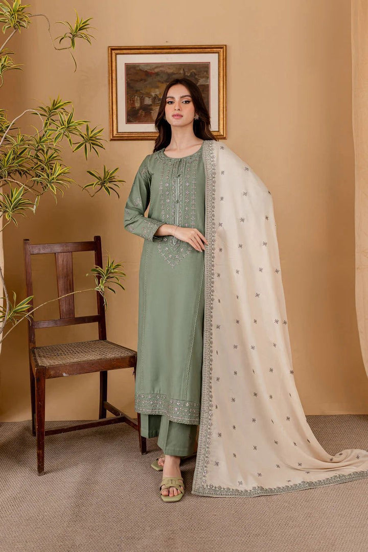 DHANAK EMB 3PC SUIT BH -0021