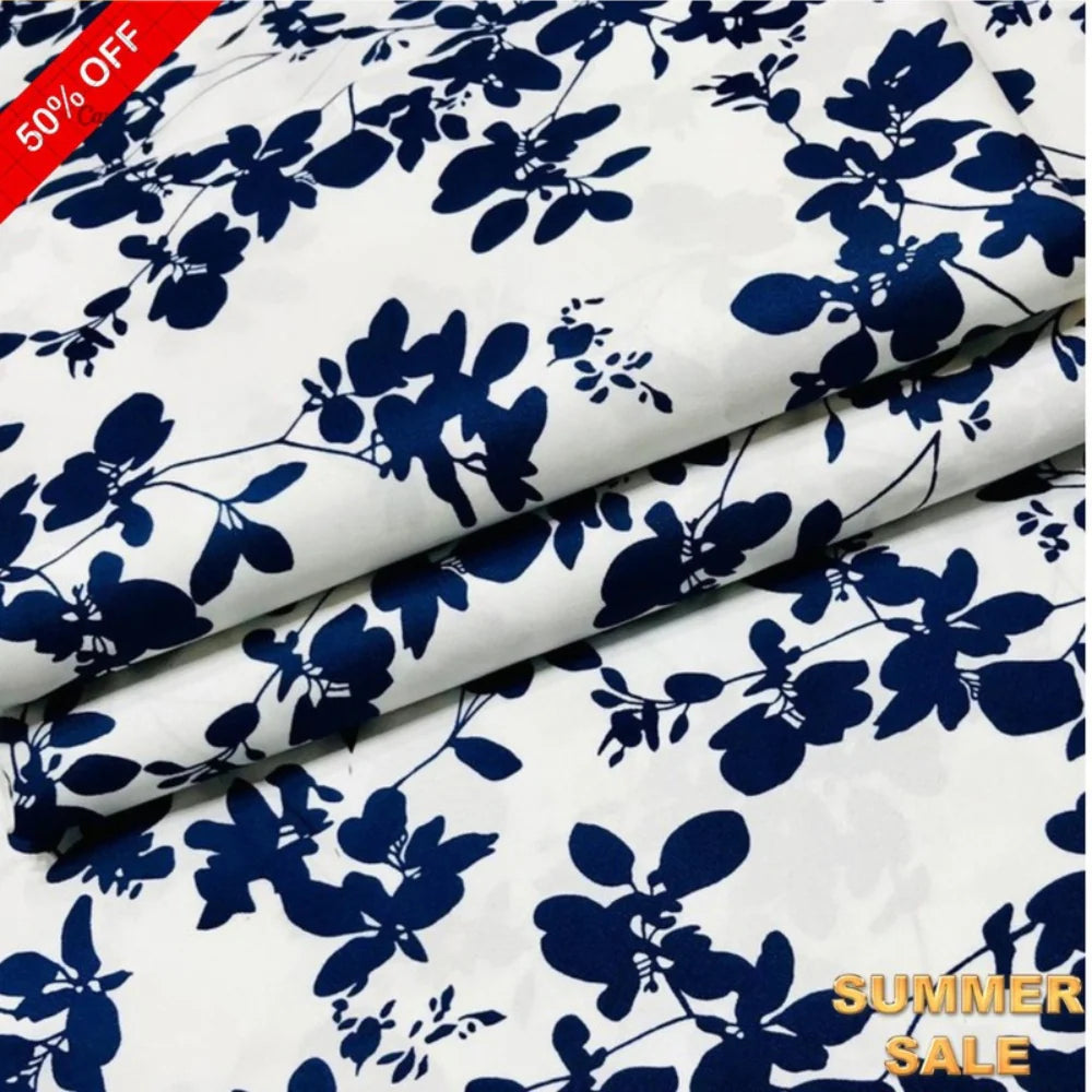 2025-FLORAL PRINTS 2PC SUMMER WEAR SL-045