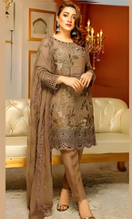 EMBROIDERED 3PC LAWN DRESS CK2001