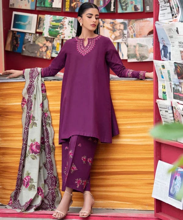 LAWN HEAVY EMBROIDERED UNSTITCHED ARTICLE (AL 8057 F)