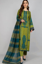 3PC WINTER EMBROIDERED IR 884