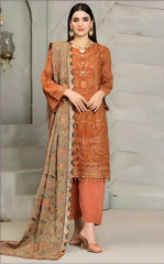 3PC EMBROIDERED ZE-011
