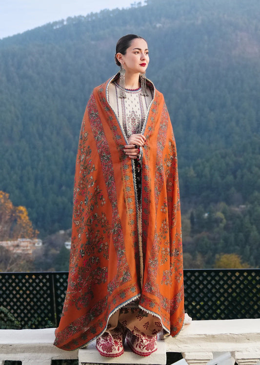 SIGNATURE COTTON EMBROIDERED 3PC SUIT - 453 - View 2