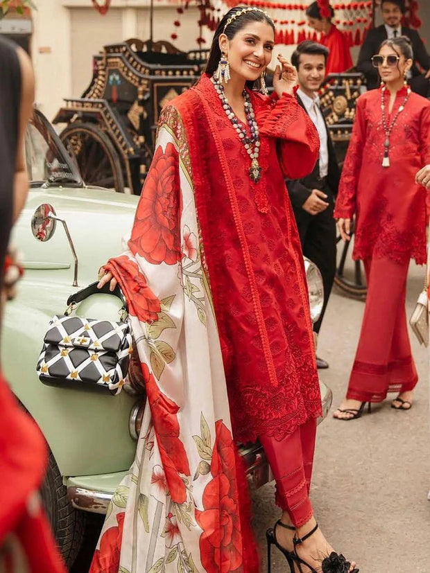 EMBROIDERED KARANDI SUITS UNSTITCHED 3 PIECE MQ332FDV MSL23-05