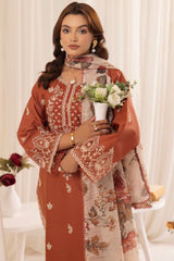 3PC EMBROIDERED ZE-010