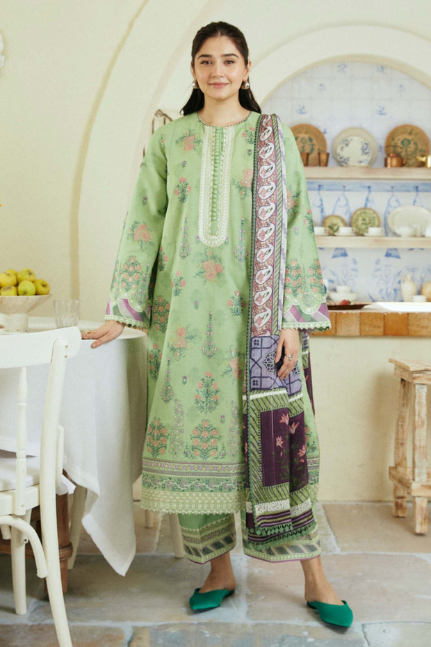 3PC EMBROIDERED ZE-012