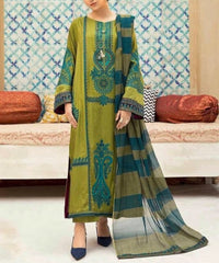 3PC WINTER EMBROIDERED IR 884