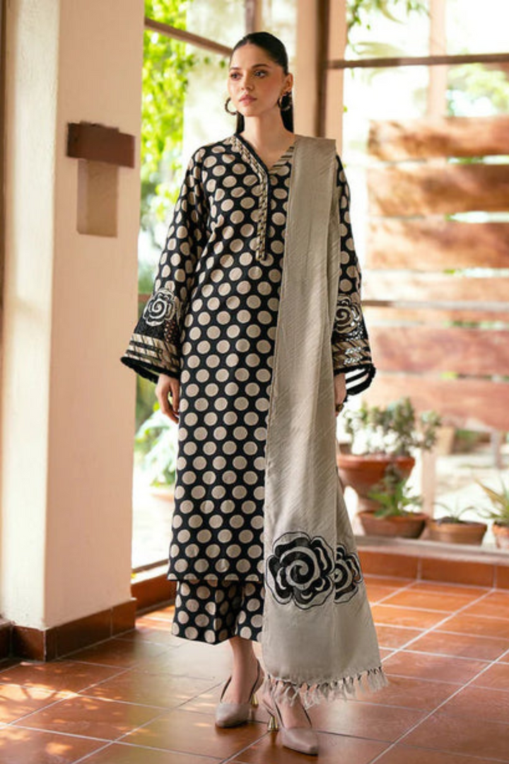 OPULENT LAWN EMBROIDERED 3PC SUIT - 428