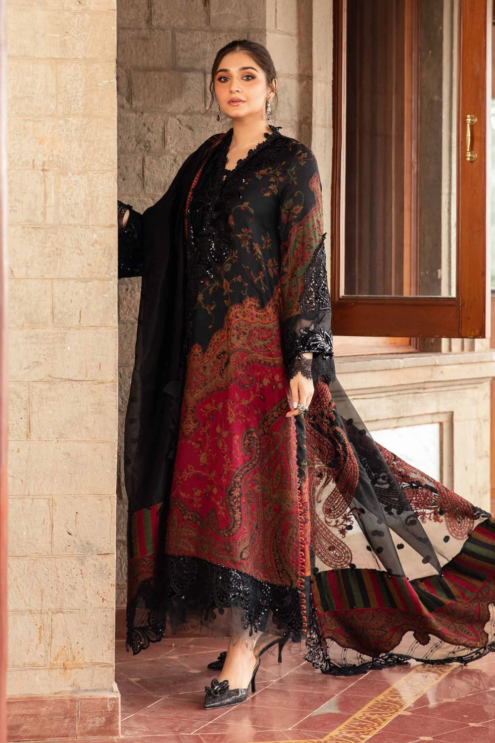 OPULENT LAWN EMBROIDERED 3PC SUIT - 408