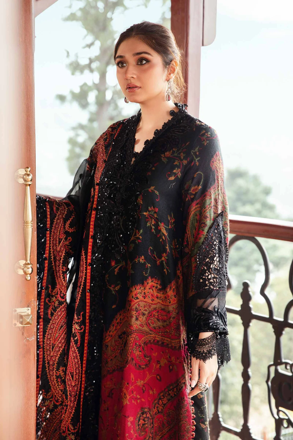 OPULENT LAWN EMBROIDERED 3PC SUIT - 408 - View 5