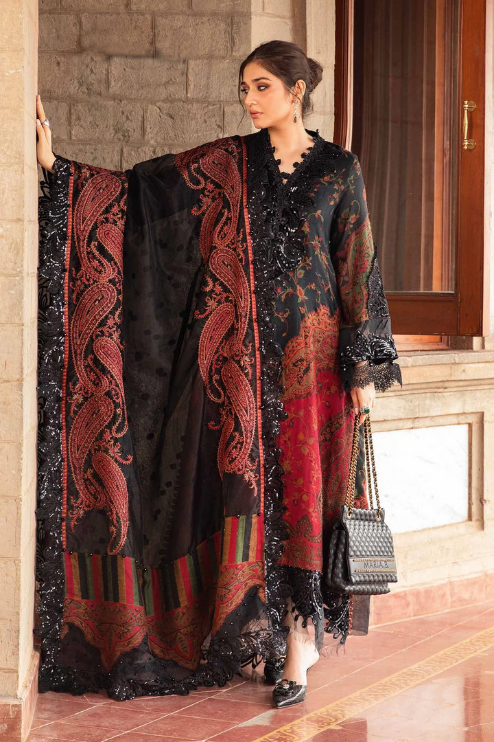 OPULENT LAWN EMBROIDERED 3PC SUIT - 408 - View 4