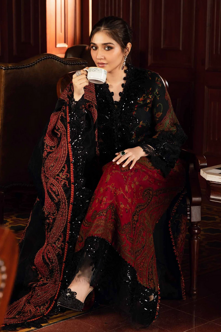 OPULENT LAWN EMBROIDERED 3PC SUIT - 408 - View 3
