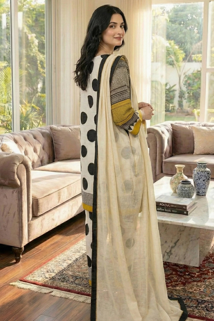 GRANDEUR LAWN 3PC DIGITAL PRINT SUIT - 426 - View 2