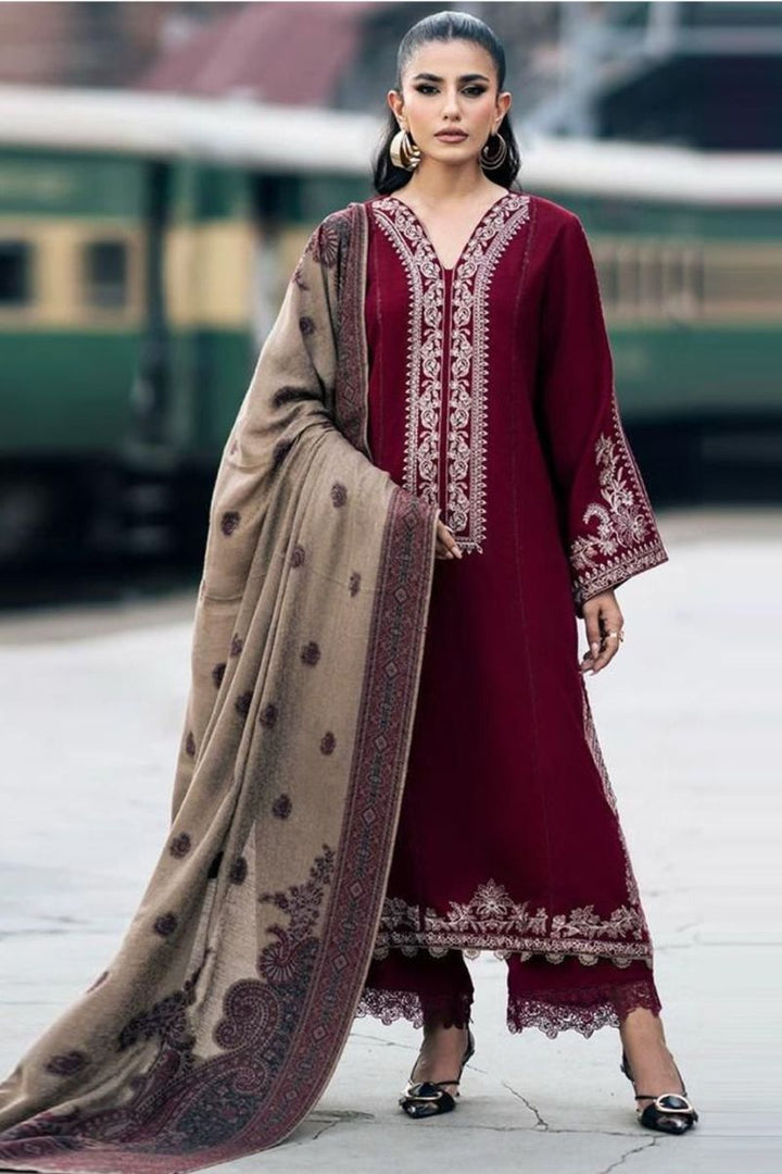 GRANDEUR LAWN 3PC EMBROIDERED SUIT - 416