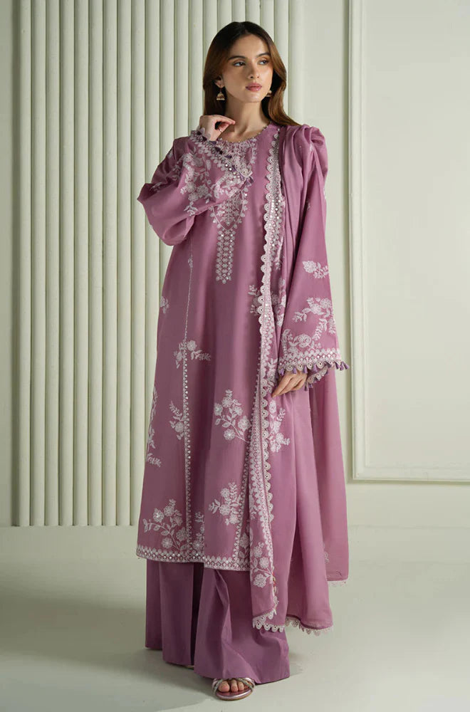 SIGNATURE LAWN EMBROIDERED 3PC SUIT - 463