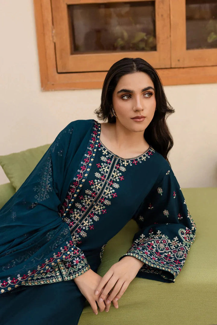 REGAL 3PC LAWN EMBROIDERED SUIT - 429 - View 3