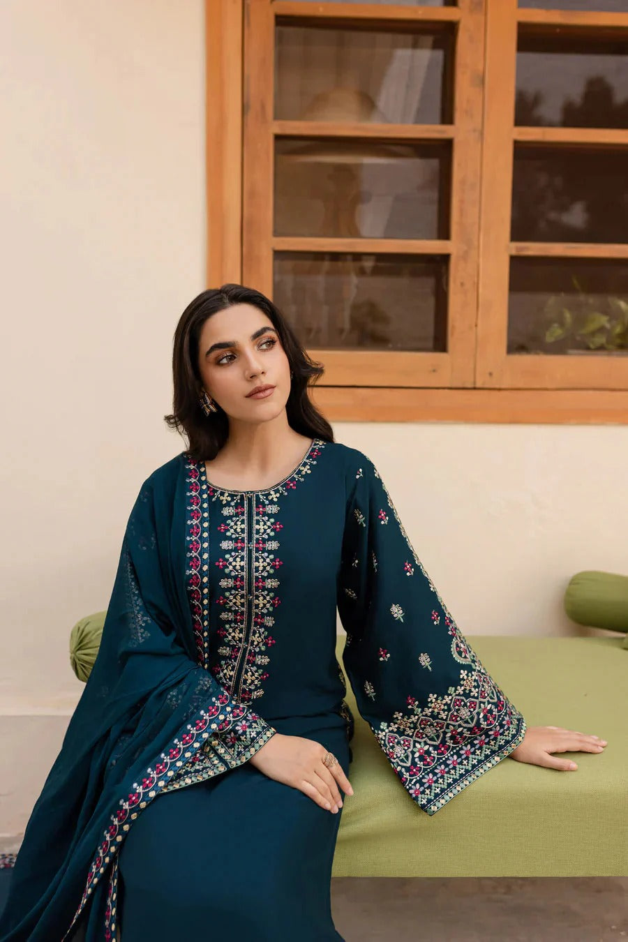 REGAL 3PC LAWN EMBROIDERED SUIT - 429 - View 7