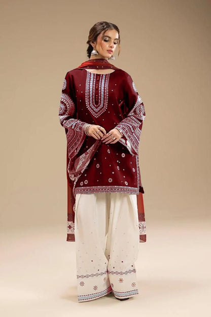 SUMMER ELEGANCE 3PC DIGITAL PRINT LAWN SUIT - 440