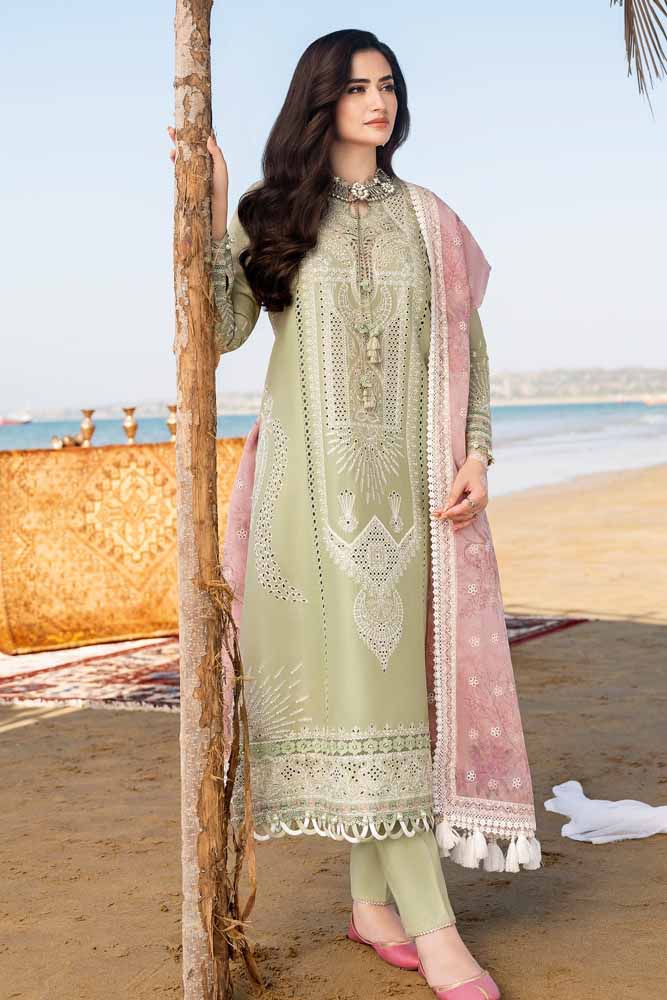 LUXURY LAWN 3PC EMBROIDERED SUIT - 431 - View 3