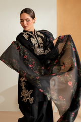 LUXURY LAWN 3PC EMBROIDERED SUIT - 461 - View 3