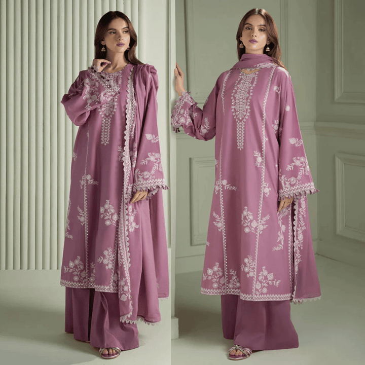 SIGNATURE LAWN EMBROIDERED 3PC SUIT - 463 - View 2