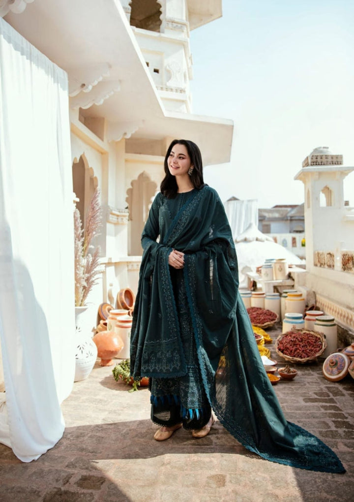 EXCLUSIVE 3PC EMBROIDERED LAWN ENSEMBLE - 455 - View 3