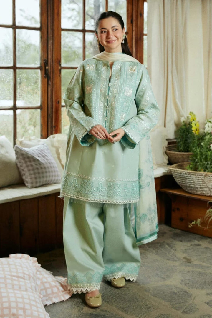 SIGNATURE LAWN EMBROIDERED 3PC SUIT - 443 - View 2