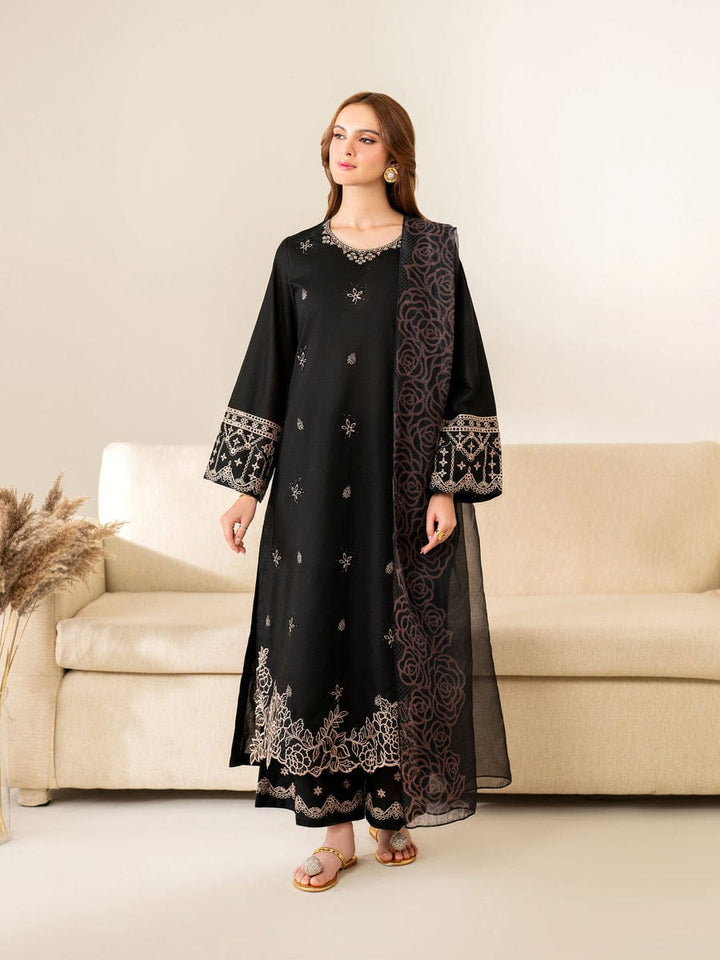 REGAL 3PC LAWN EMBROIDERED SUIT - 419