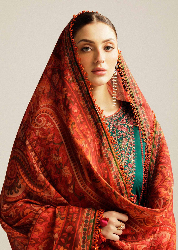 LUXURY LAWN 3PC EMBROIDERED SUIT - 451 - View 3