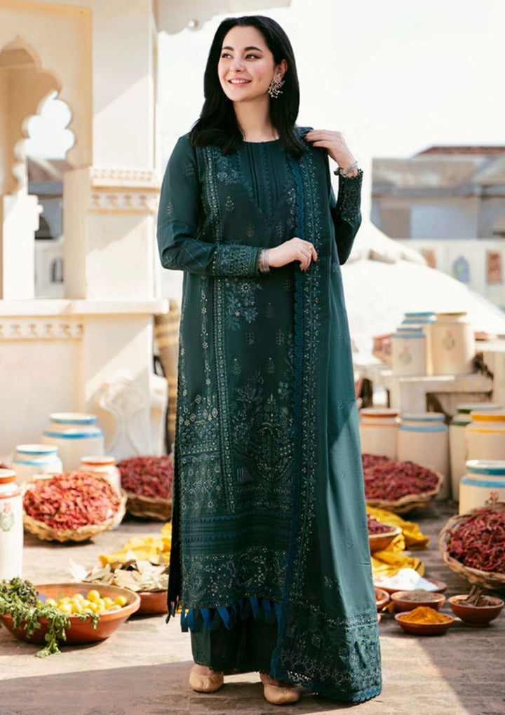 EXCLUSIVE 3PC EMBROIDERED LAWN ENSEMBLE - 455 - View 2